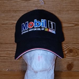 🆕brand new mobil 1 nascar velcro back hat